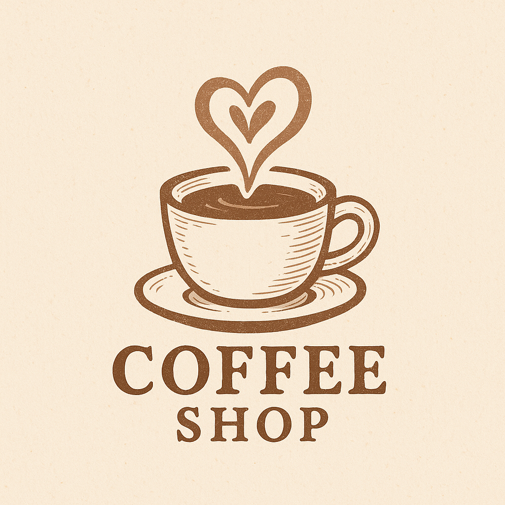 Logo kawiarni – wariant 1